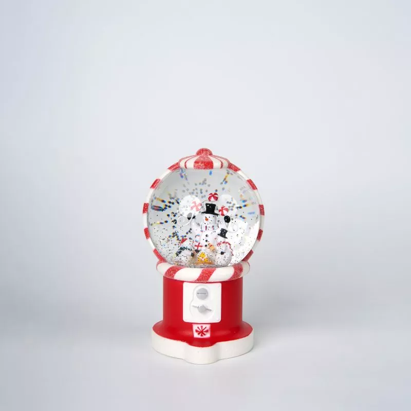 Crystal Snowman Nix Globe